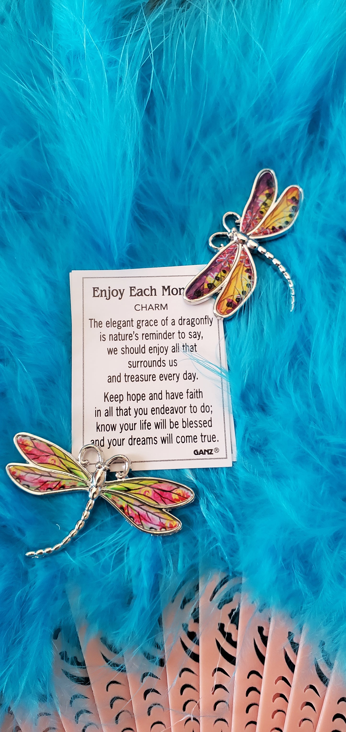 Dragonfly hope and dream short necklaces