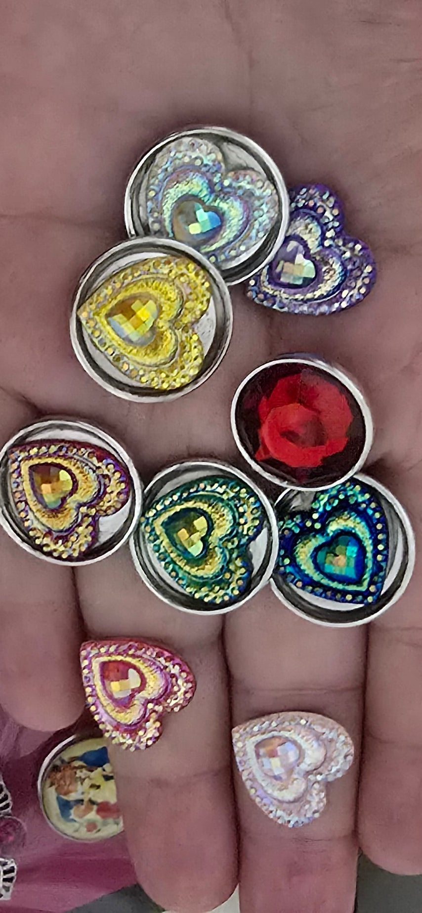heart snaps 18 mm 1760