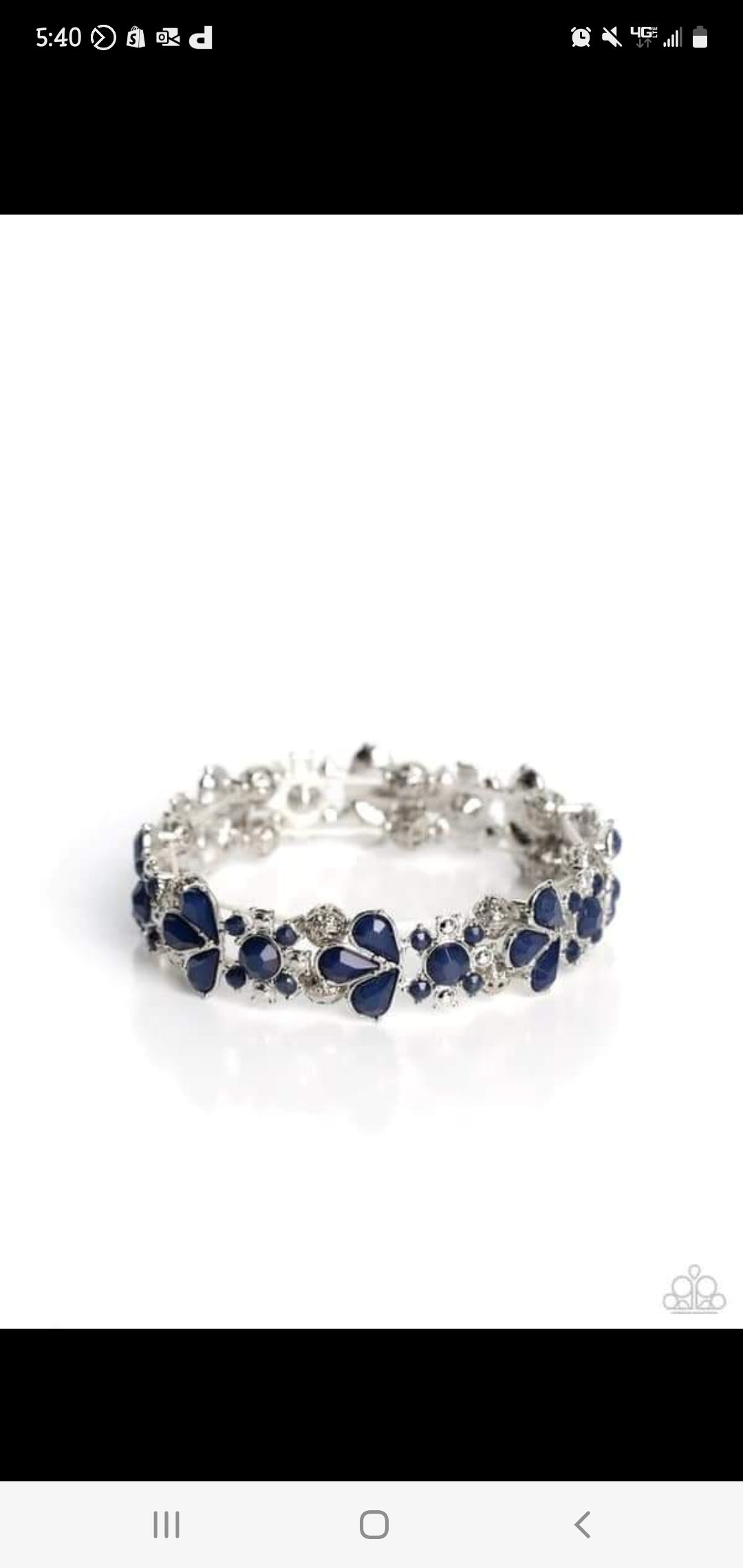 Marvelous blue bracelet