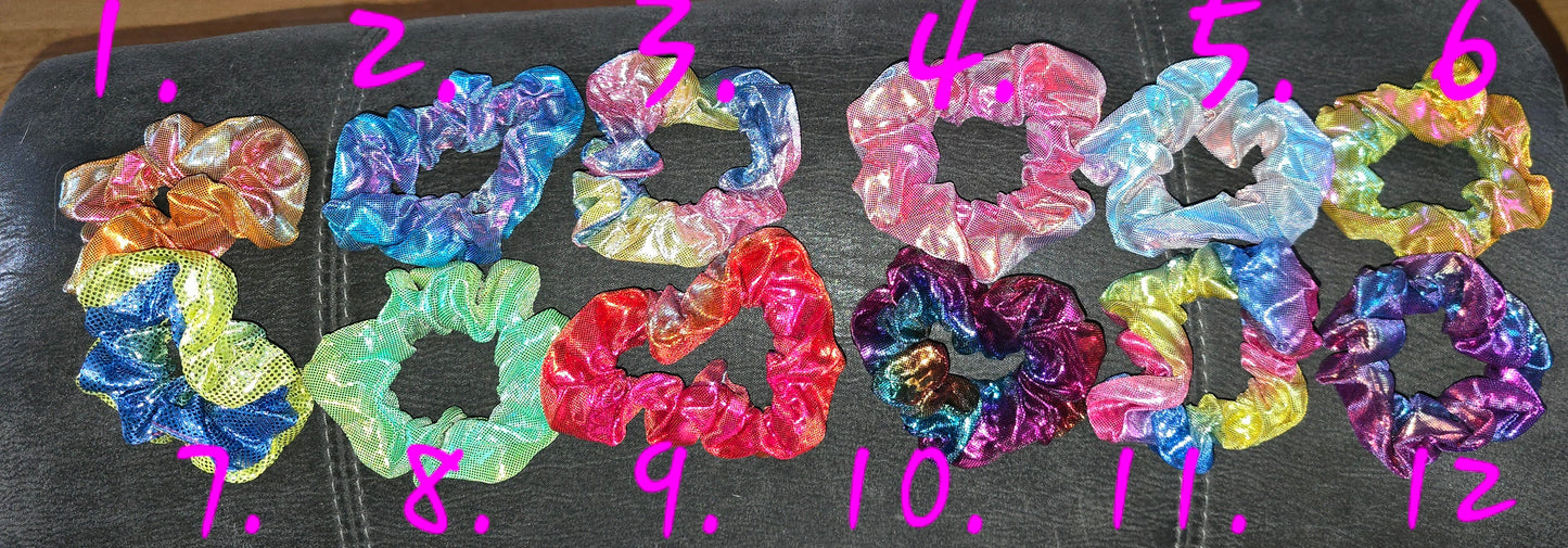 Shimmering metallic hairbands