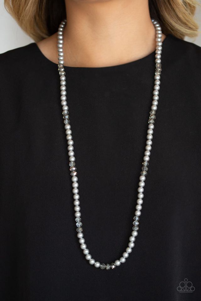 Girls have more funds- silver Necklace long 373XX
