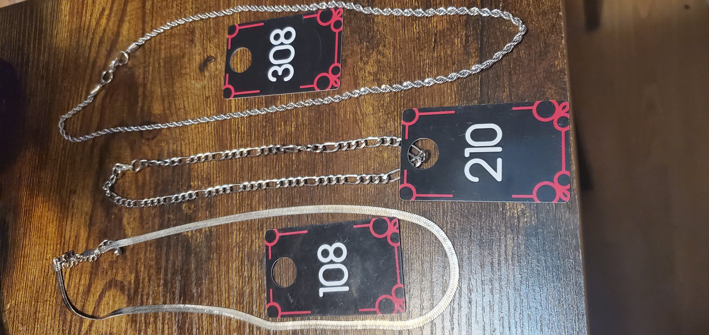 Layer of silver necklace