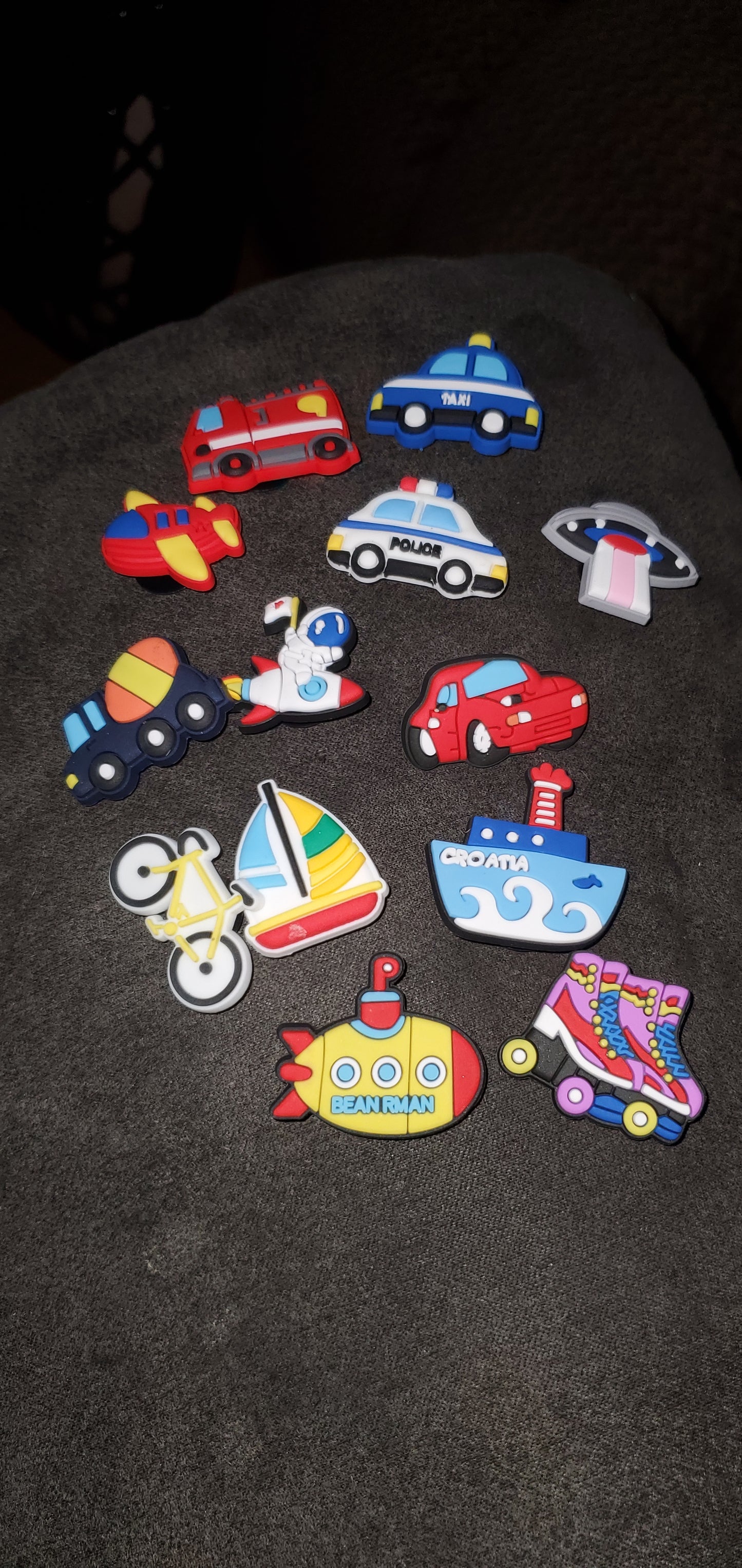 boy toy car short necklaces croc