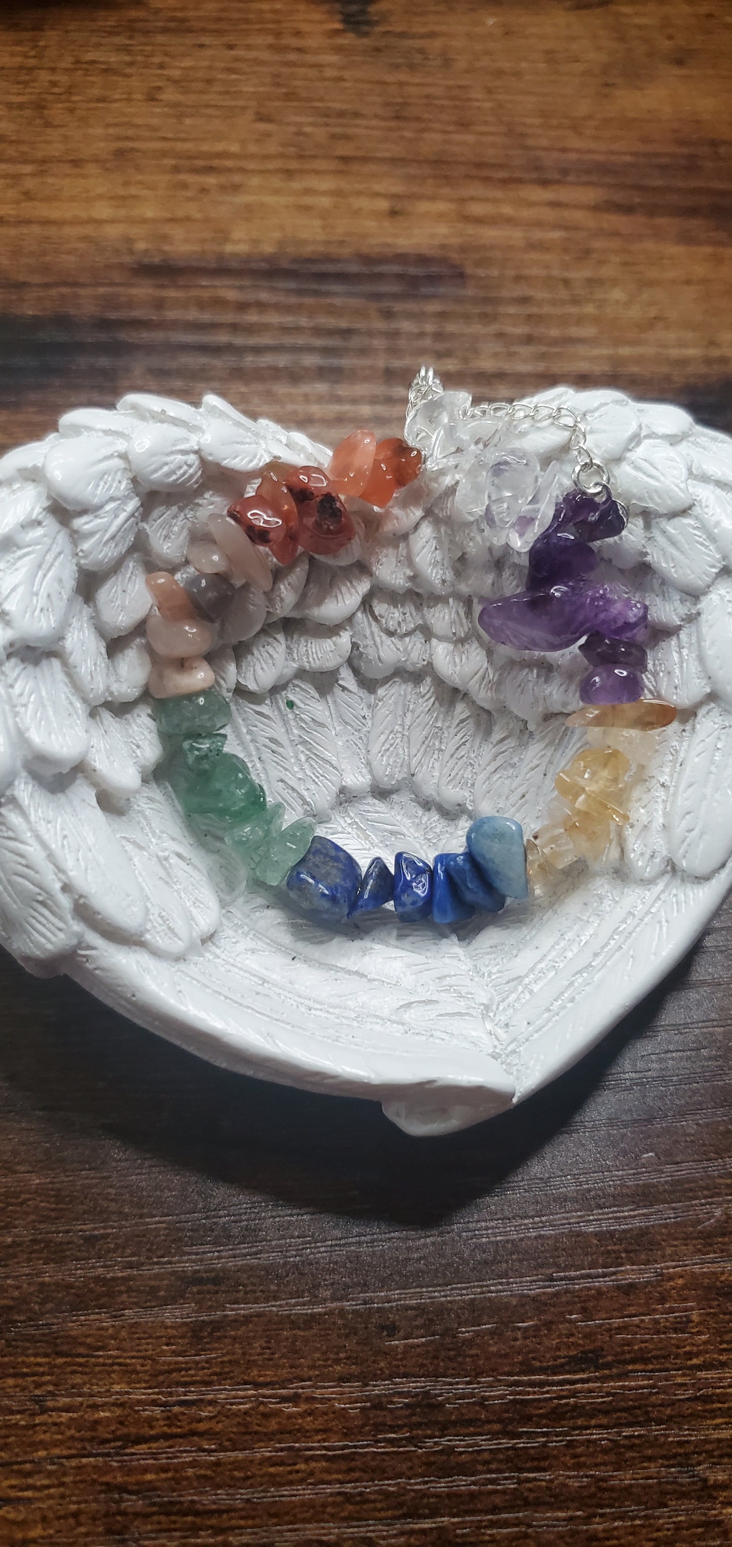 7 stone bracelet small band