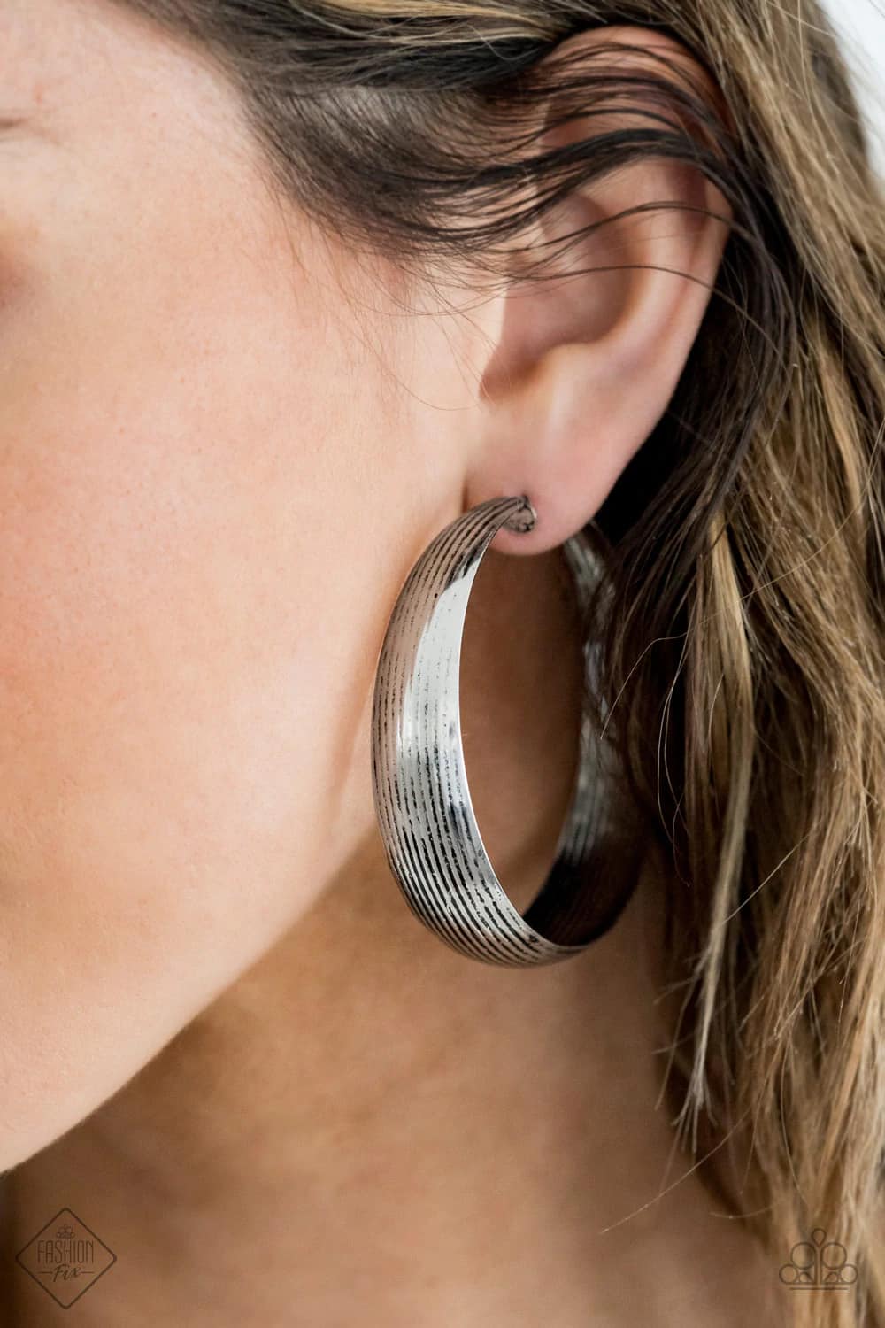Desert Wanderings Silver hoop earrings papa