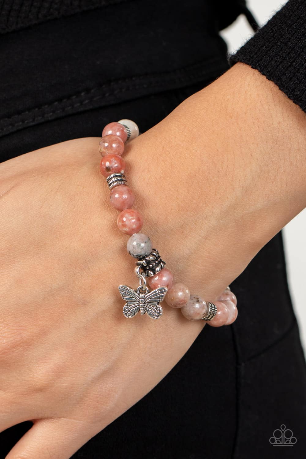 Butterfly Nirvana - Pink bracelet papa stone