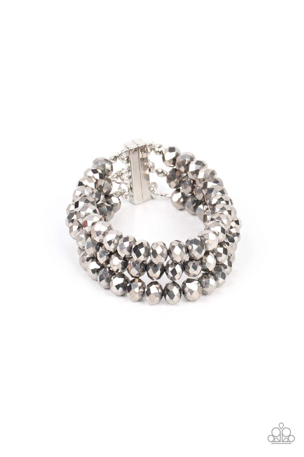 Supernova Sultry - Silver magnetic bracelet papa