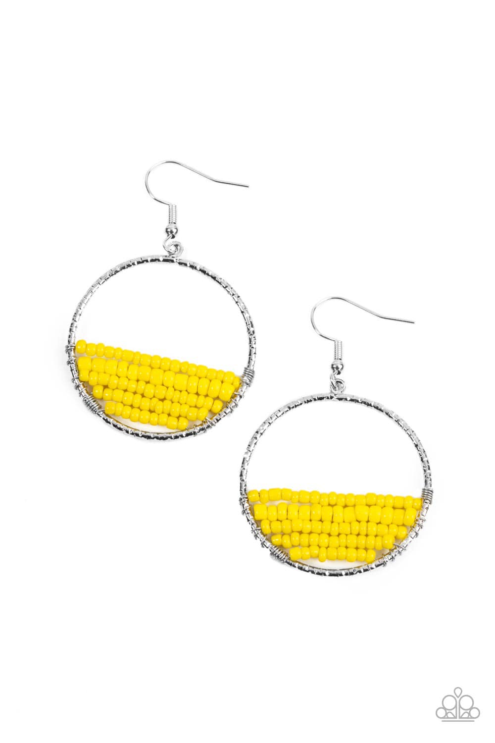 head over Horizons yellow earringss