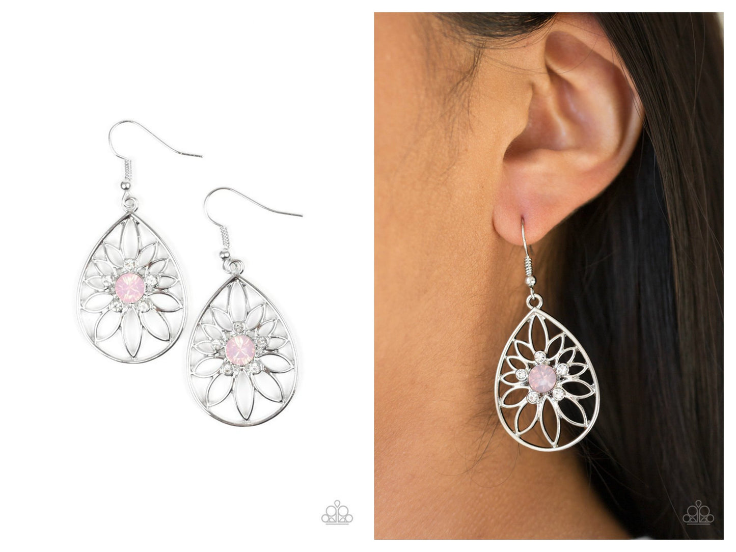 take it Glow pink earrings