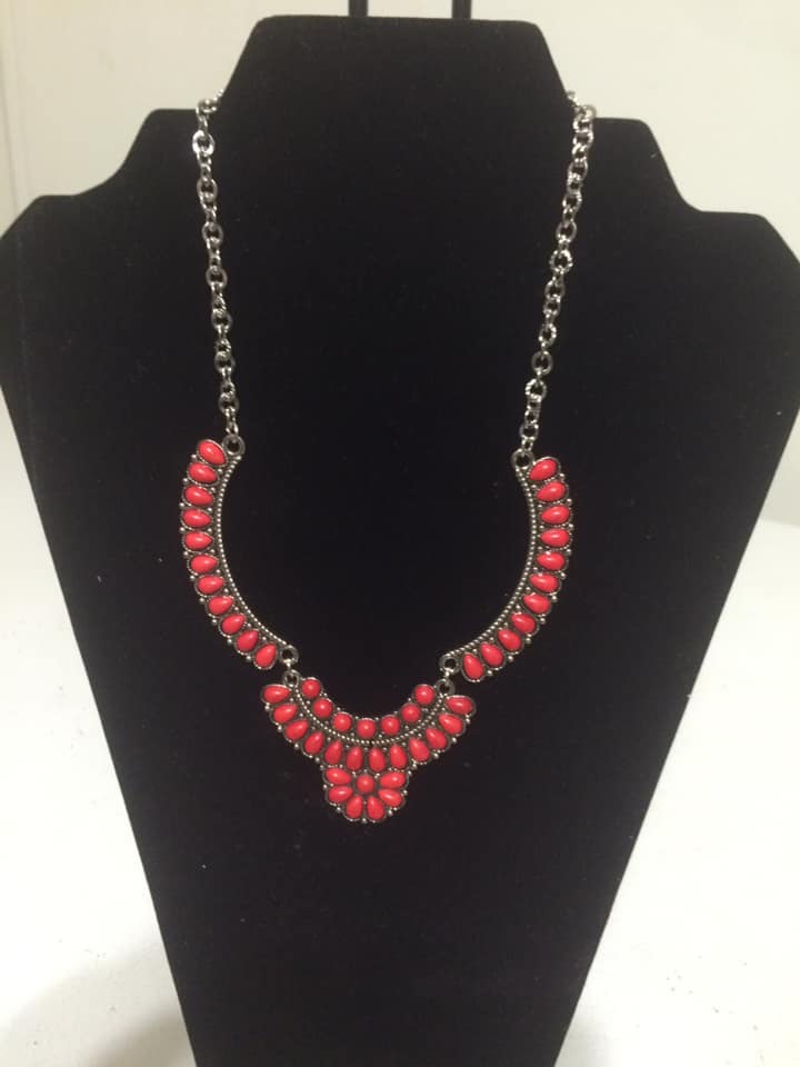Omega Oasis - Red short Necklace natural papa