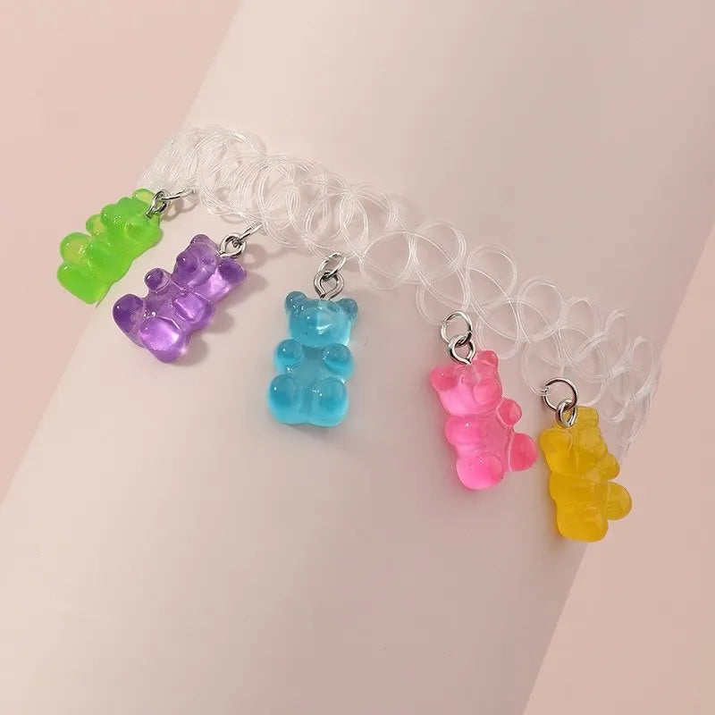 Great full bear choker necklace 7715
