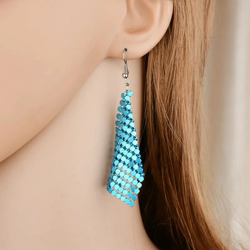 Shiny Fringe earrings 6292