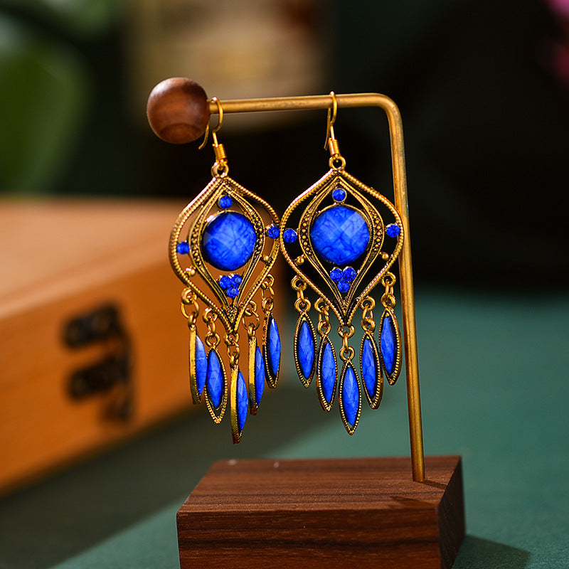 Morccian brass earrings 6301
