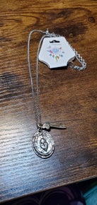 Lock and key necklace