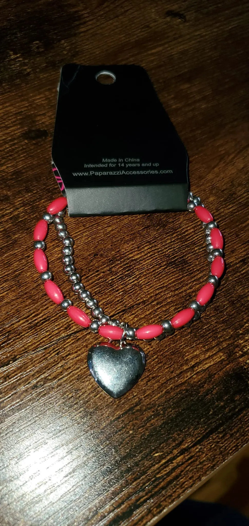 Candy Gram - Pink red bracelet papa