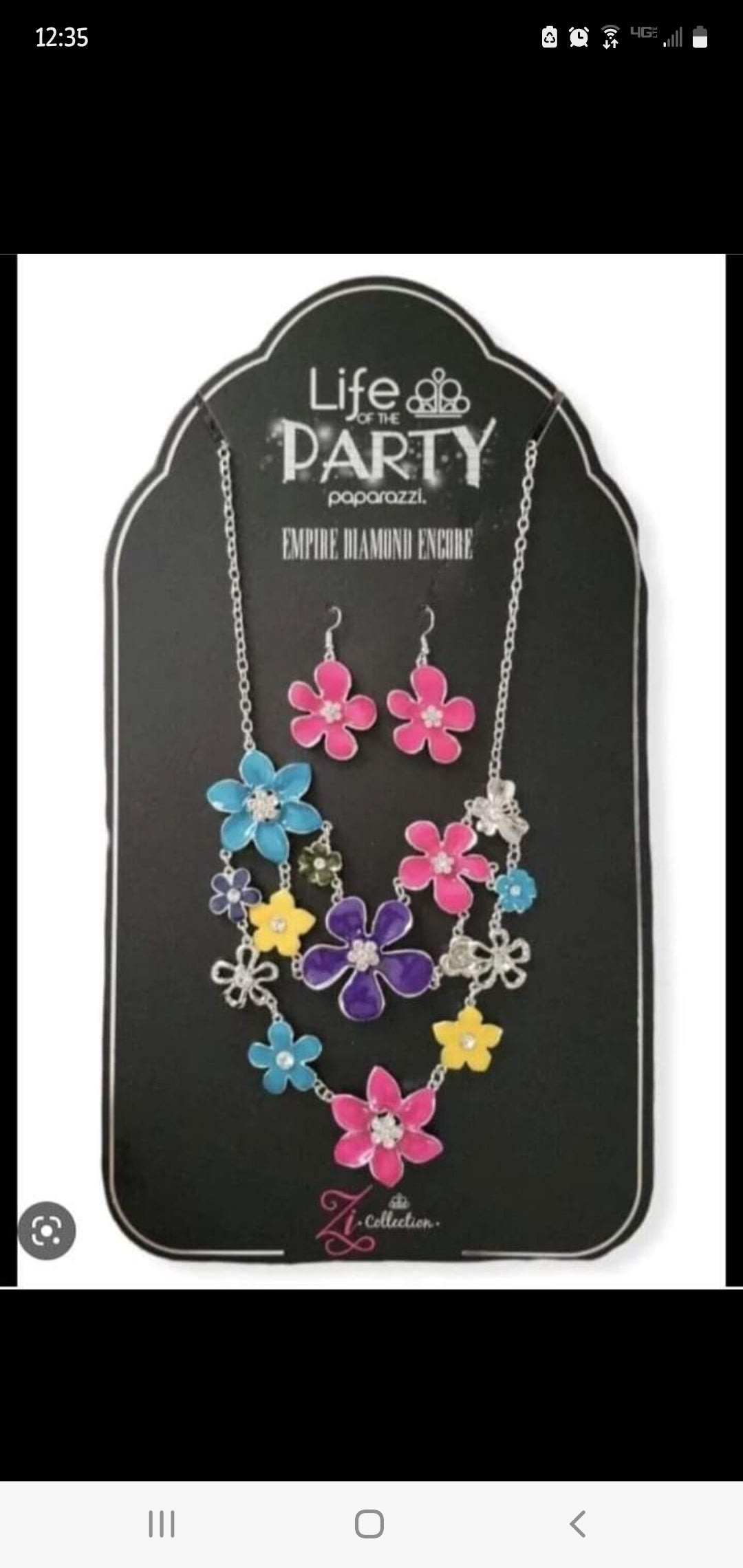 Flower zi necklace 2022