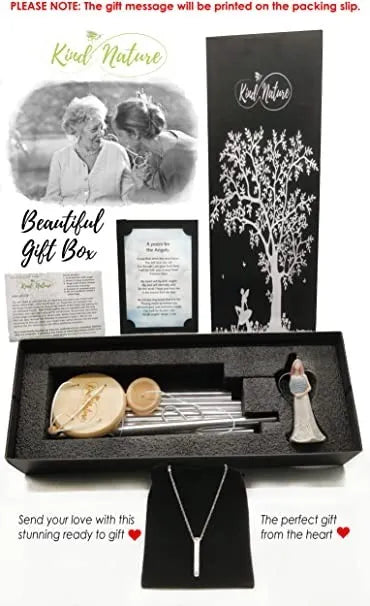 Guardian Angel sympathy wind chimes home