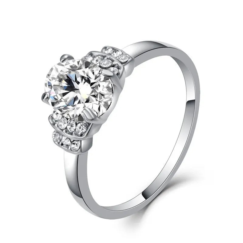 Marry me ring white band ring sz 9