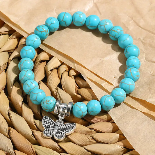 cast a stone without a butterfly blue stone bracelet 1530