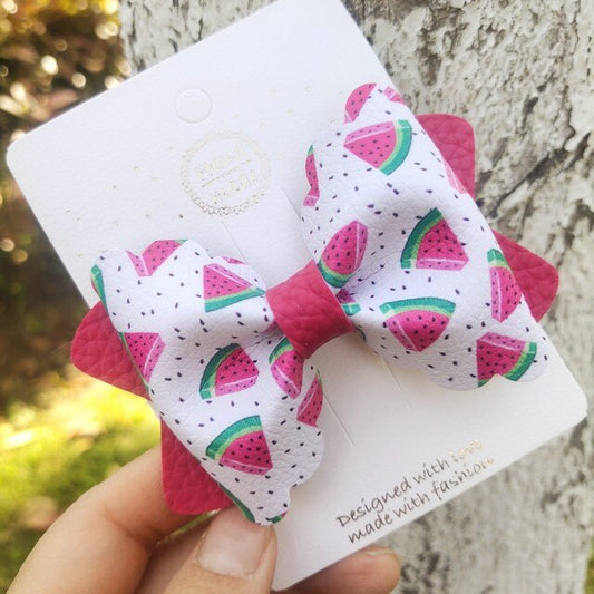 Fruity hair clip  bows