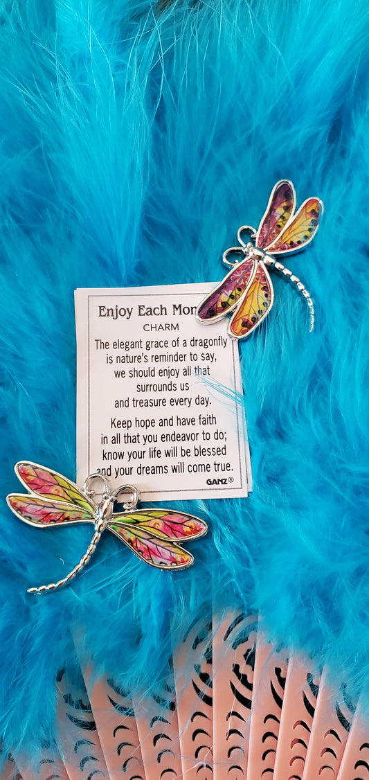 Dragonfly hope and dream short necklaces