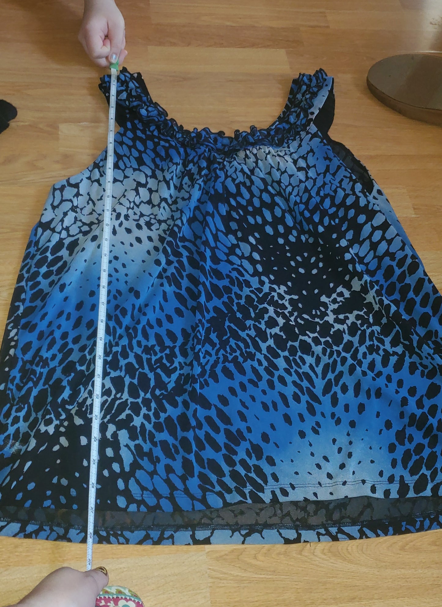 Fashion bug blue leopard 1x