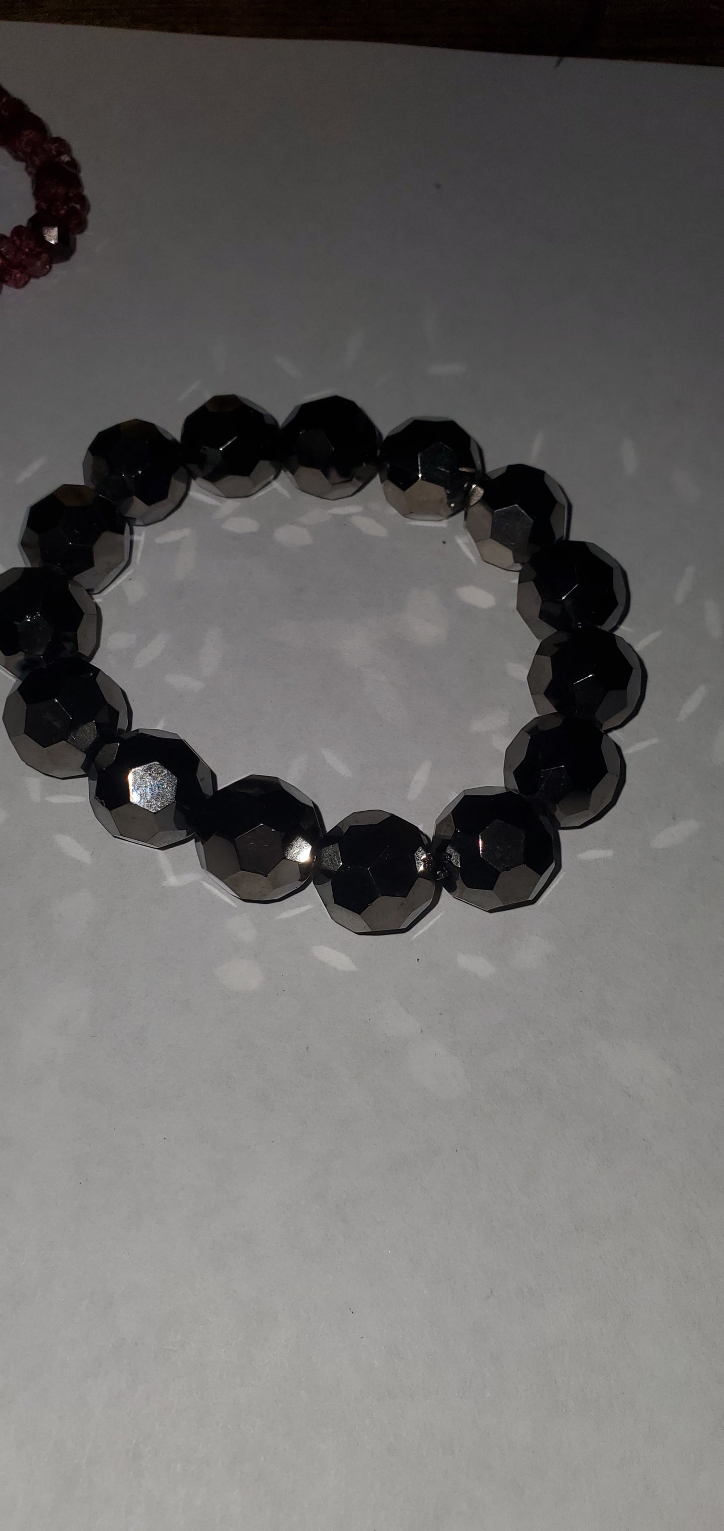 Silver shimmer bracelet