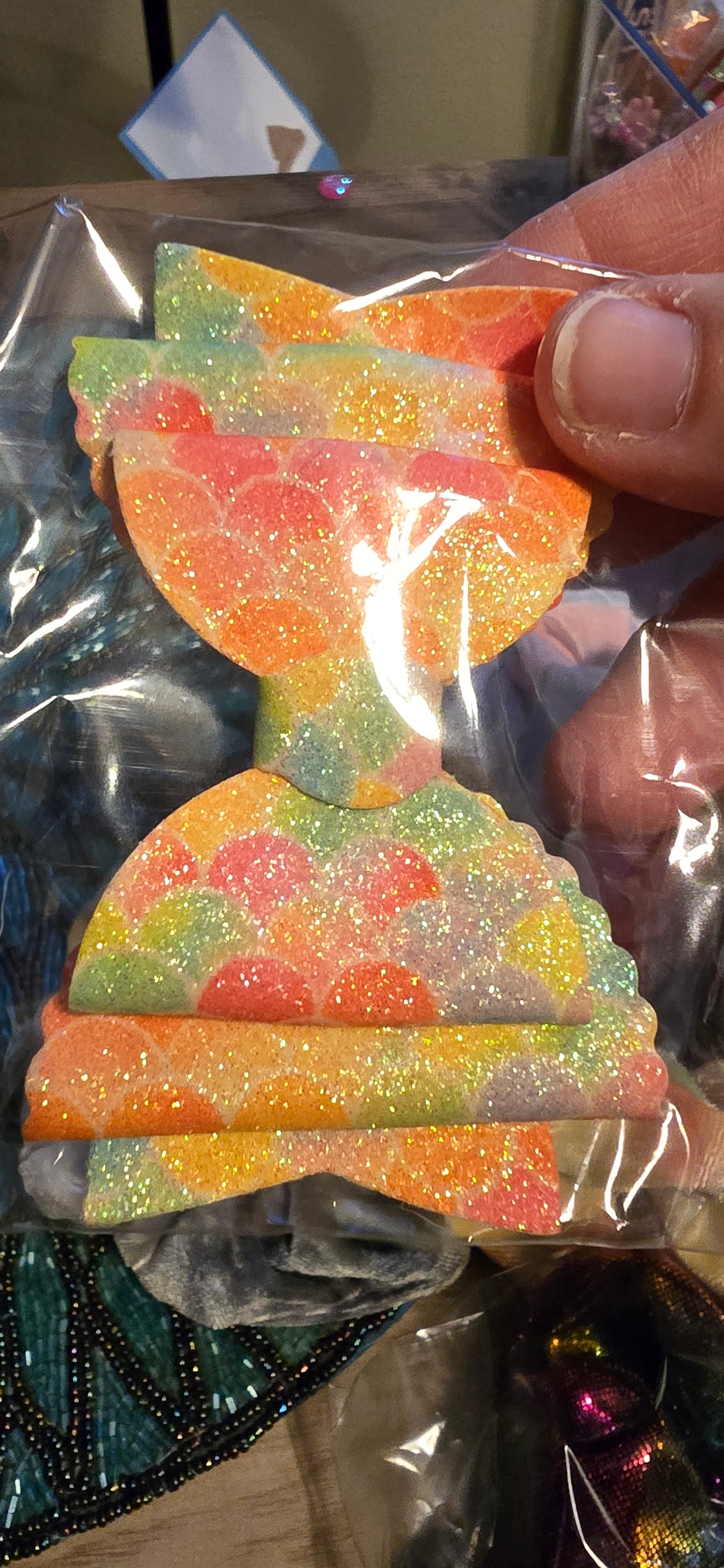 Fruity hair clip  bows