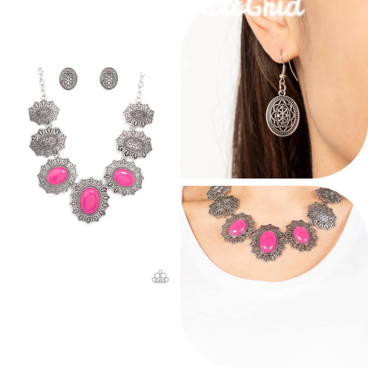 Forever and EVERGLADE - Pink short Necklace - Papa