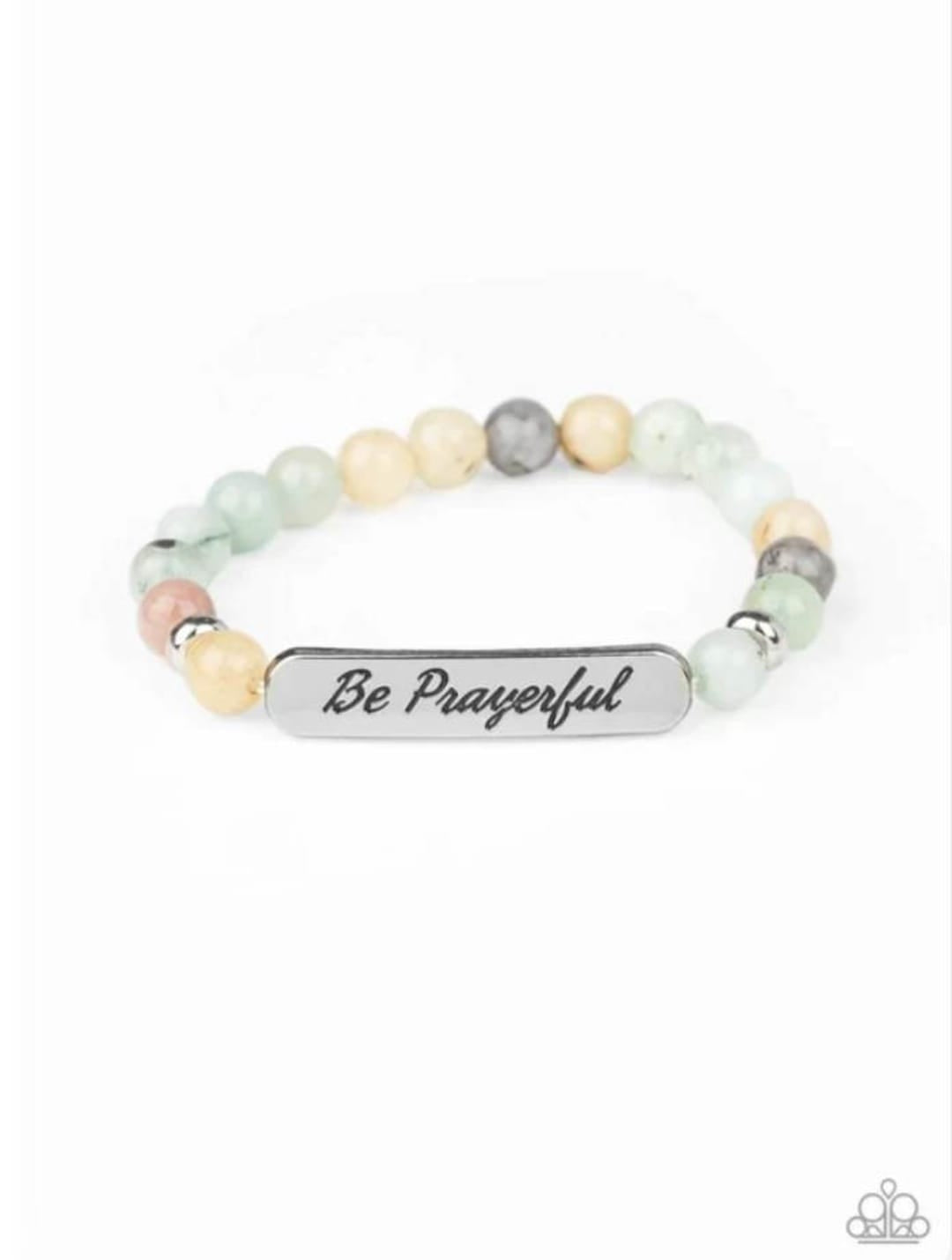 be prayerful green bracelet inspirational