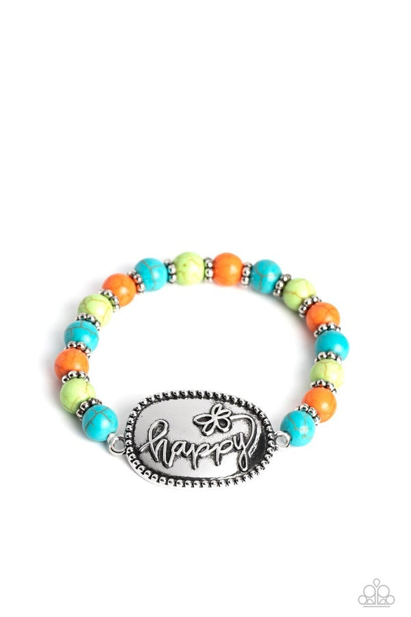 Lively Landscape - Multi Papa Bracelet