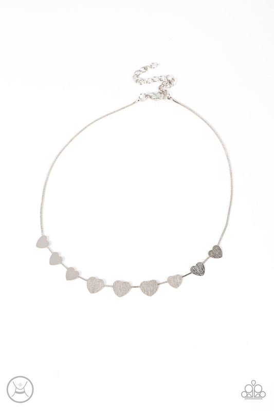 dainty desire silver choker papa