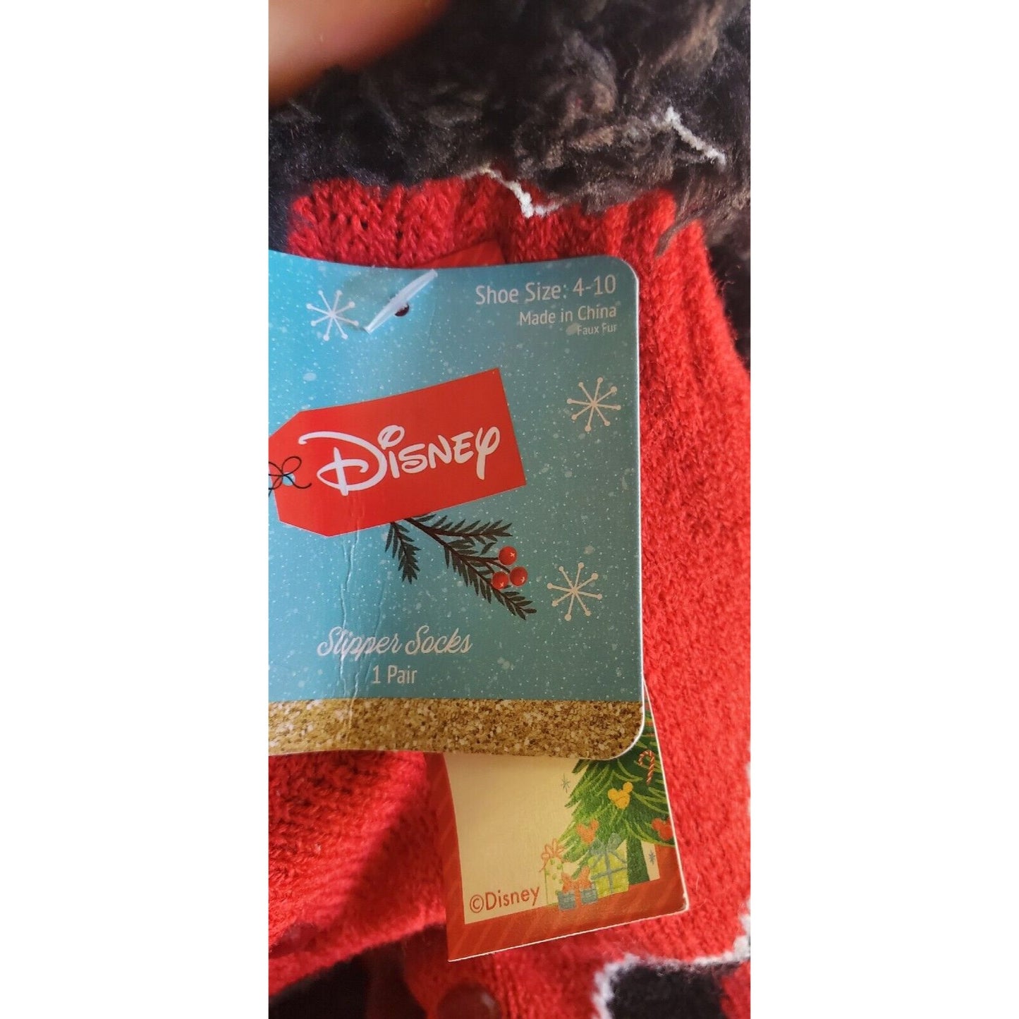 Mickey Fleece Sherpa Slippers