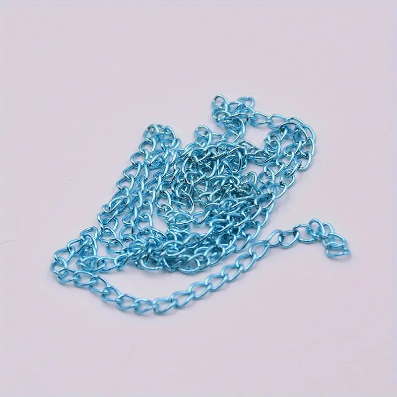 pick your chain any color pink teal blue necklace short