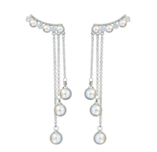 Its raining pearls jacket white earrings 0302