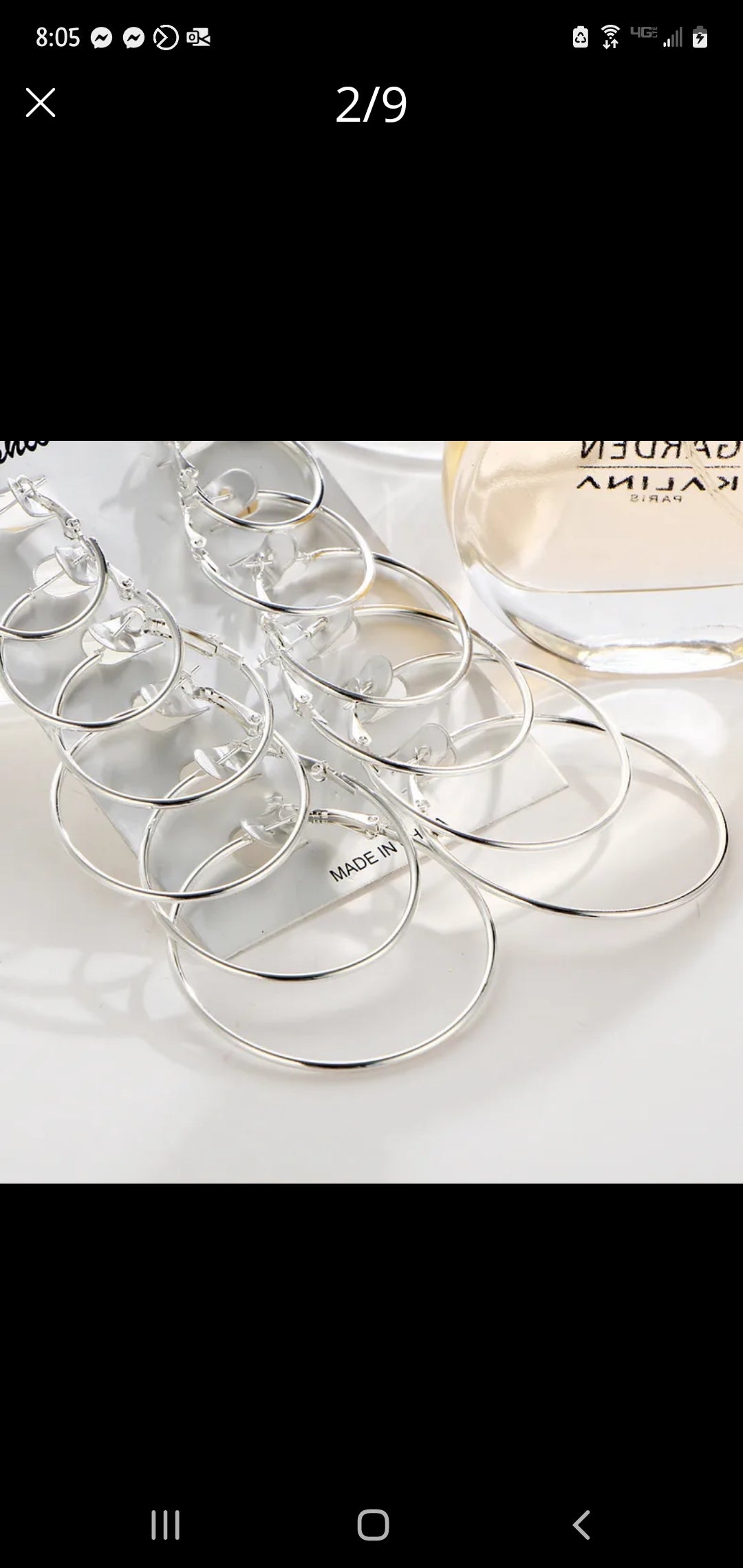 Is it about all about silver hoops 5424