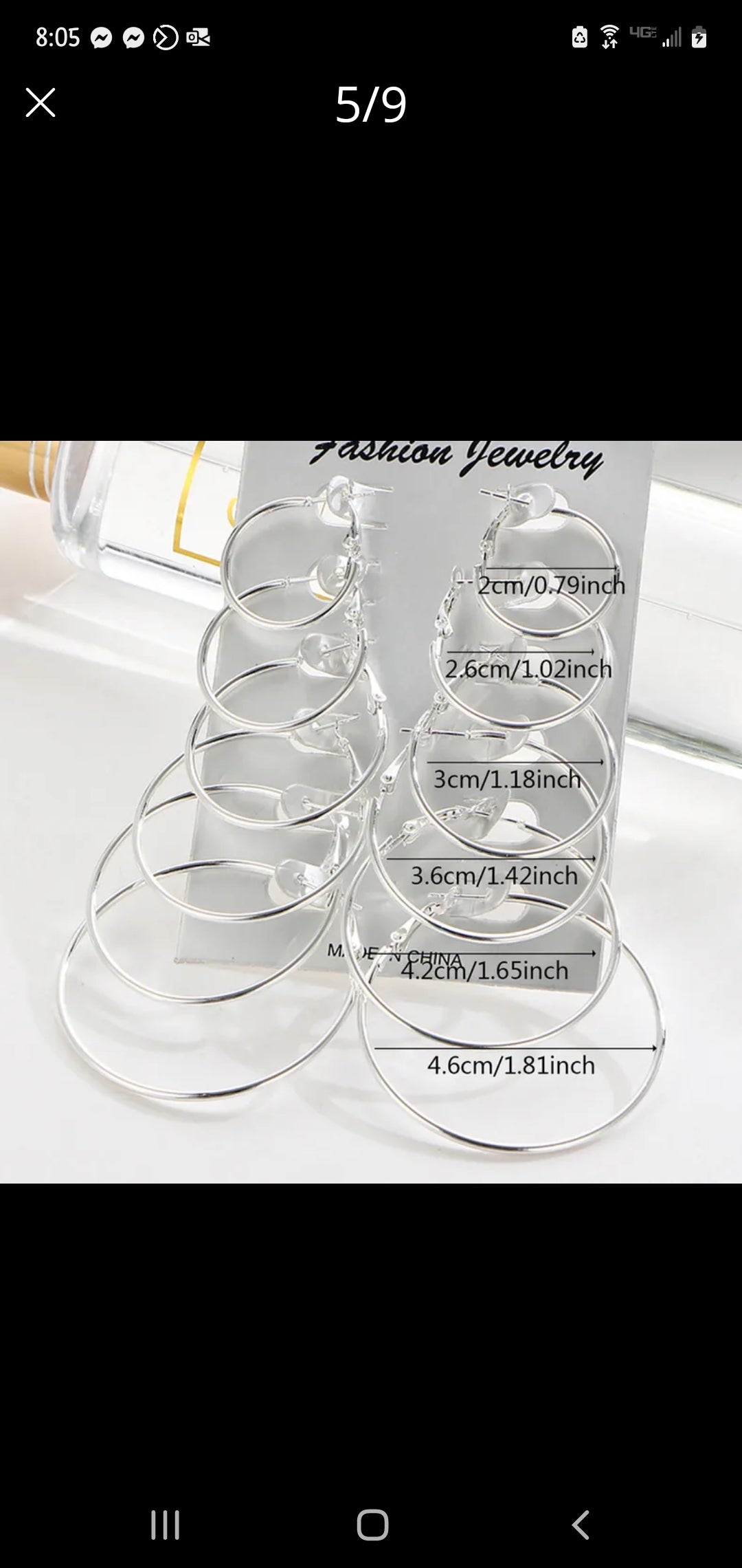 Is it about all about silver hoops 5424