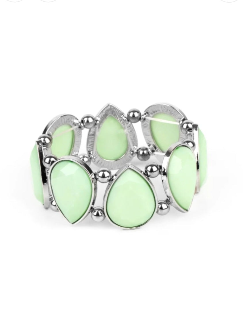 melon green papa bracelet