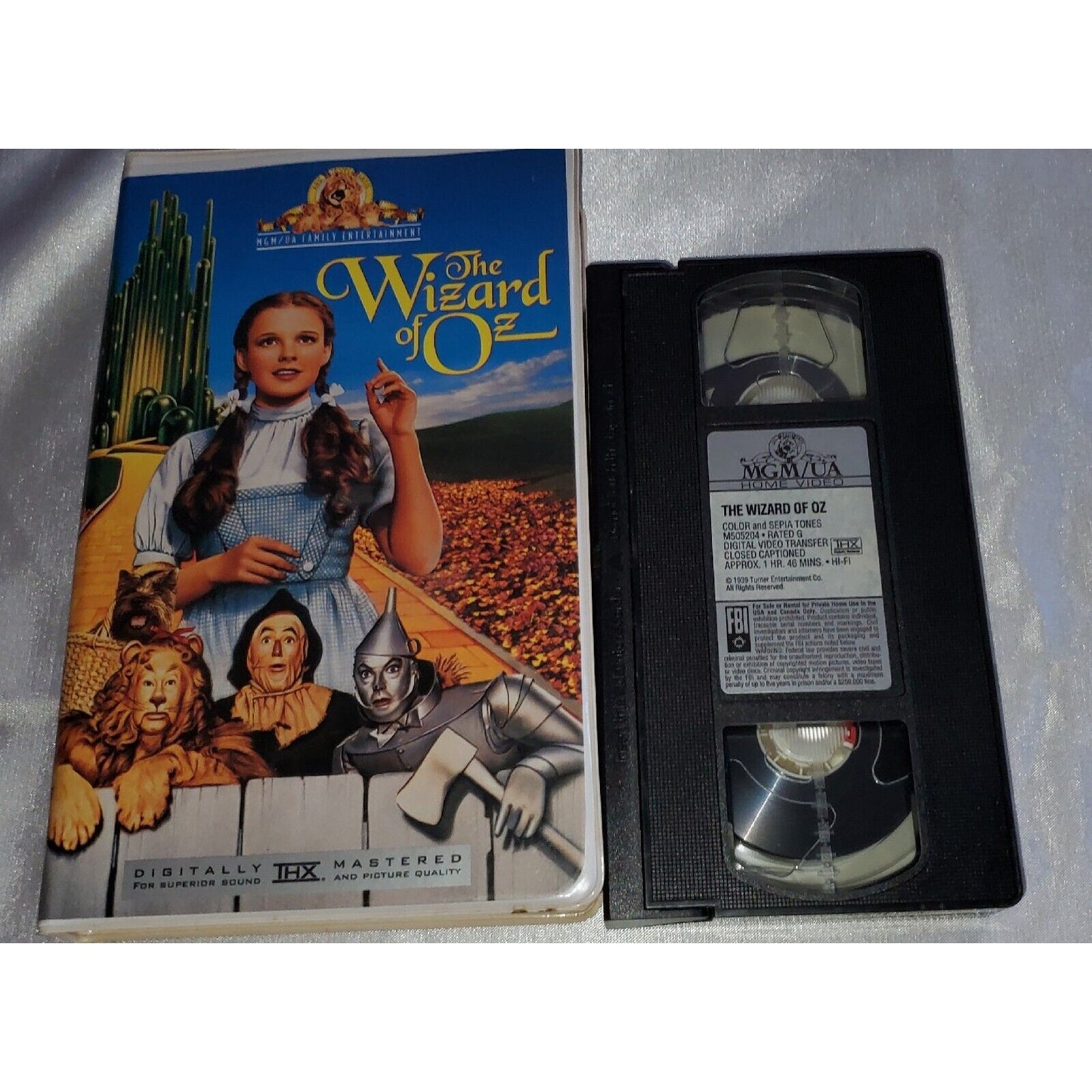 The Wizard of Oz (1939) original video poster Vhs Black Diamond Turner