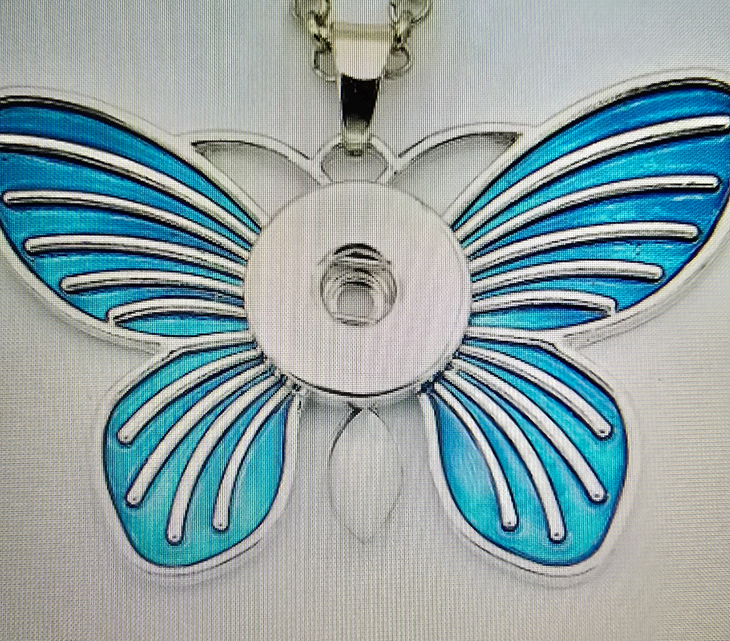 New 18 mm snaps bracelets and necklace iridescent