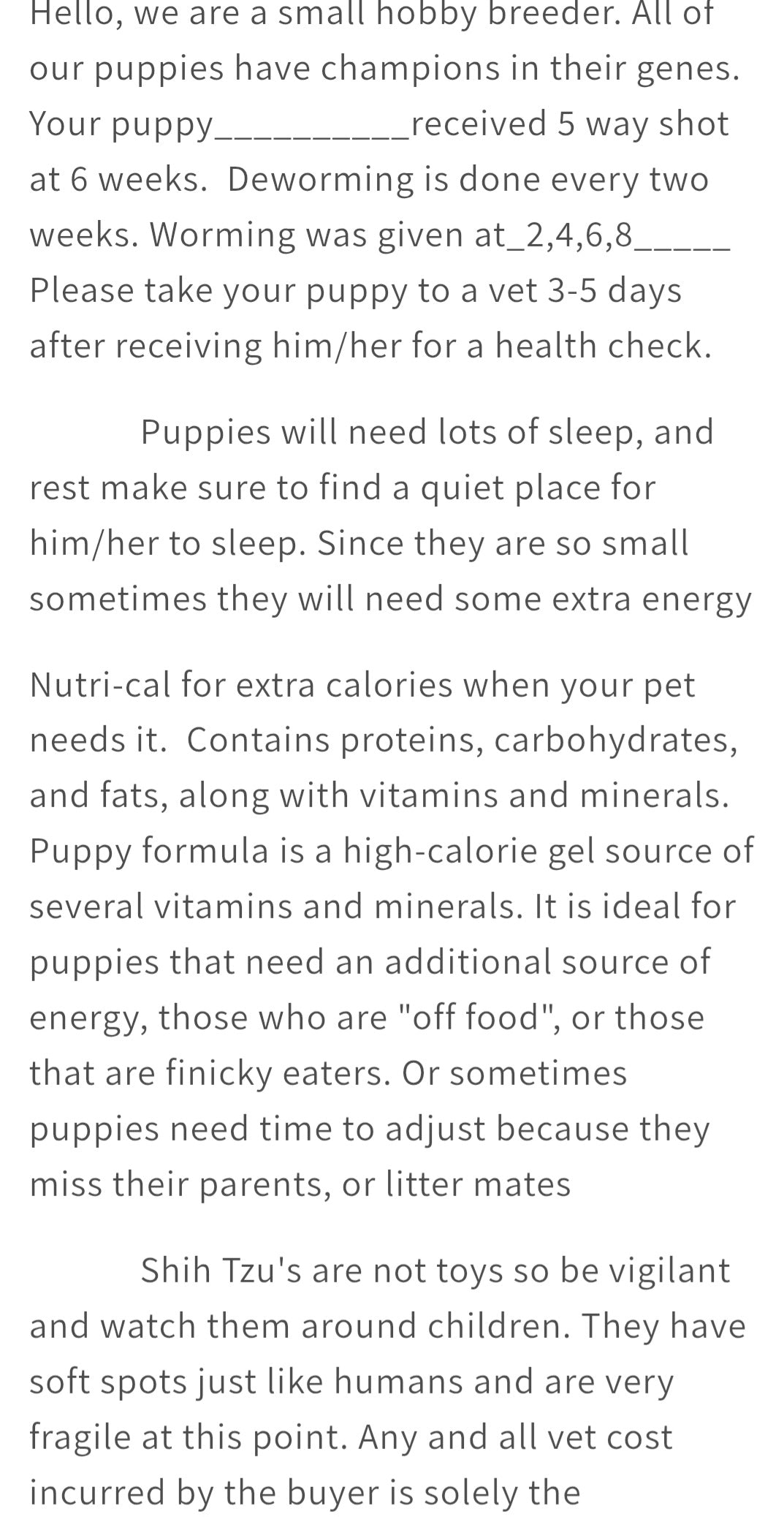 Shih tzu puppy pack spring  2025 after birth