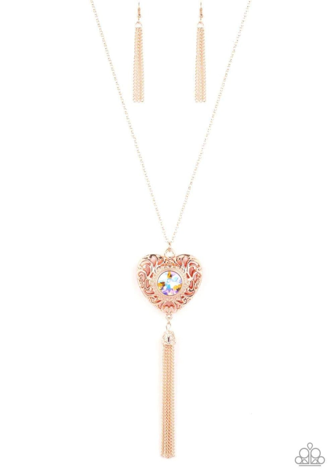 Cupid, Who? - post earrings long necklace 173xx