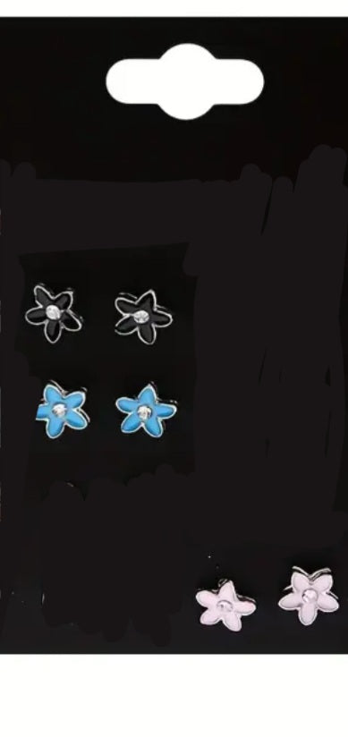 Stud multiple post earrings