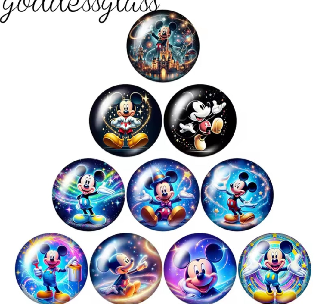 New 18 mm snaps bracelets and necklace iridescent