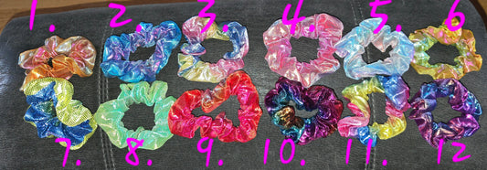 Shimmering metallic hairbands