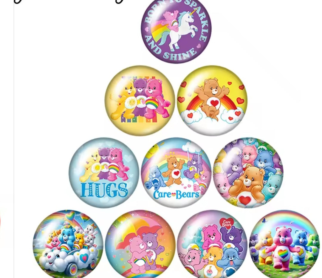 New 18 mm snaps bracelets and necklace iridescent