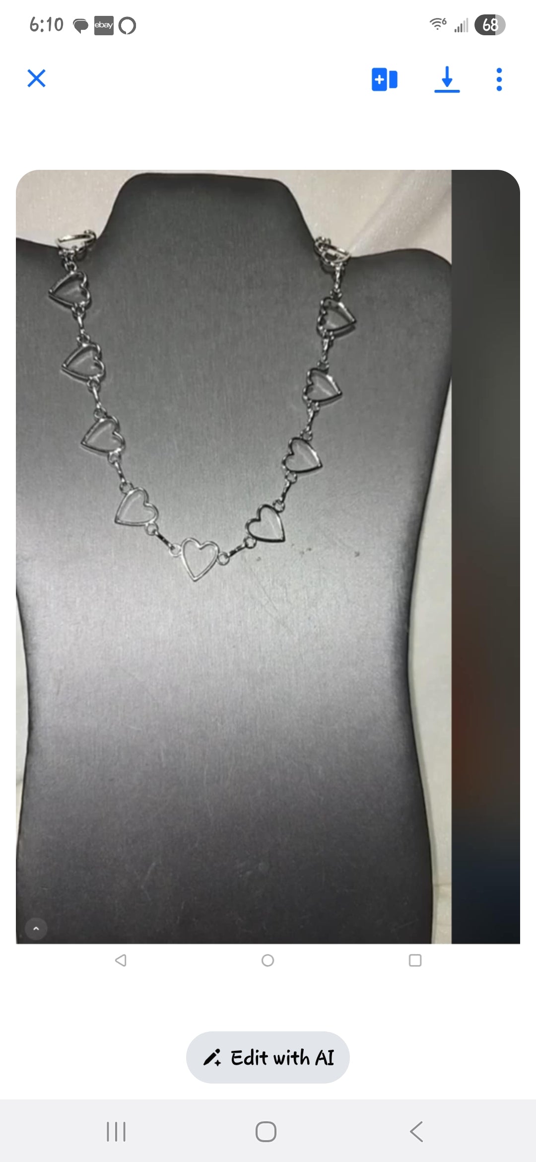 my heart is by the sea green blue oil short necklace 8612