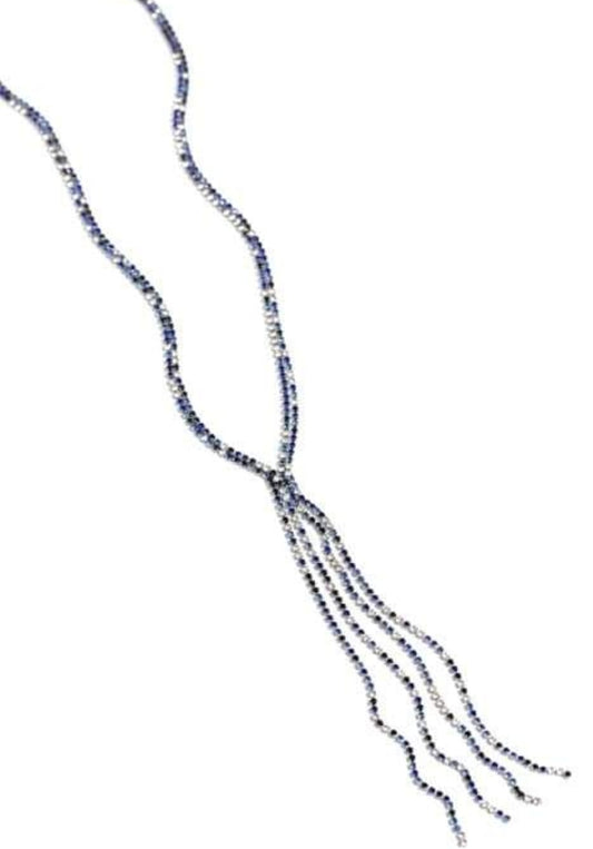 jazz Blue Short y necklace 411xx