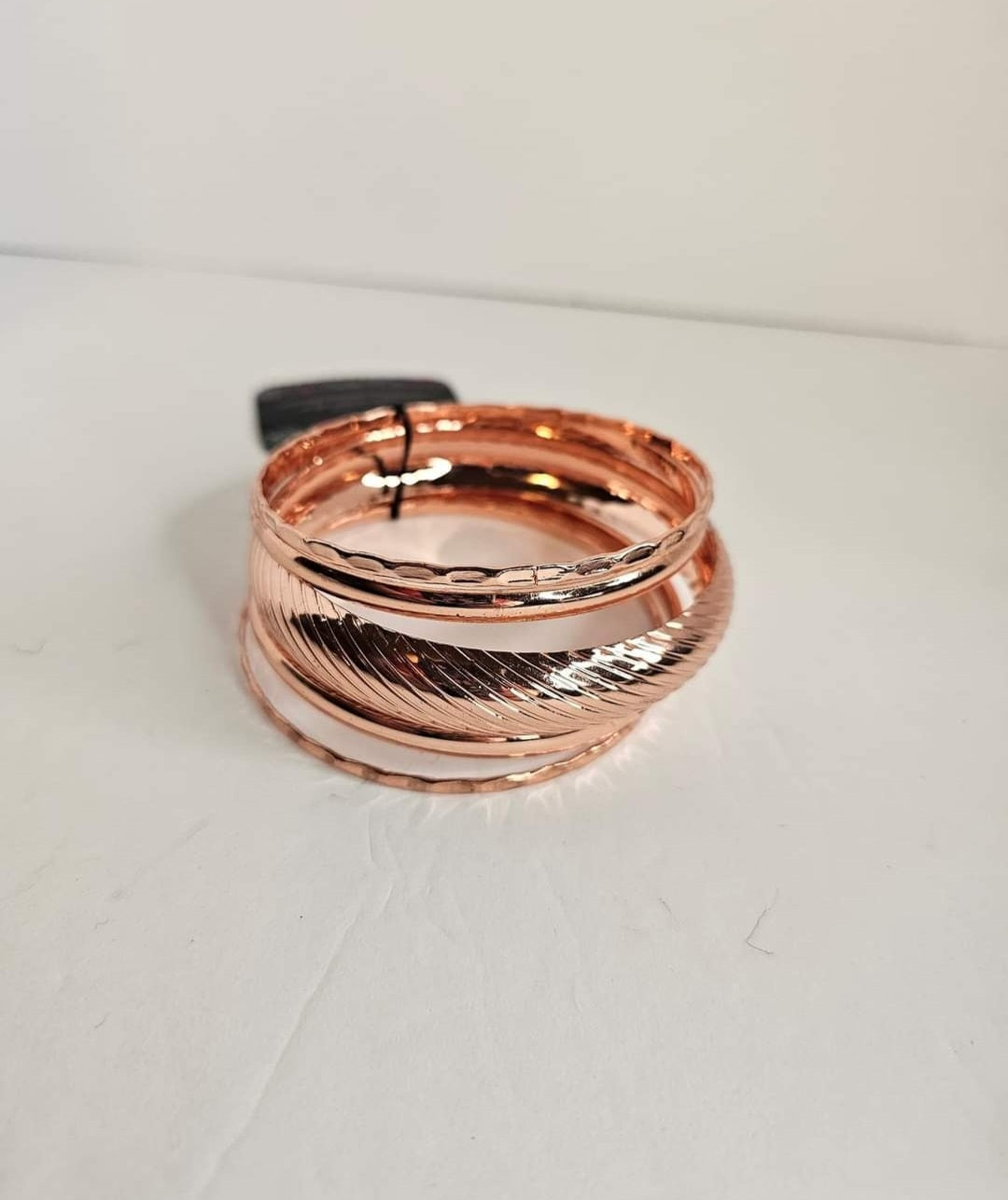 galactic short necklace Copper set bangle