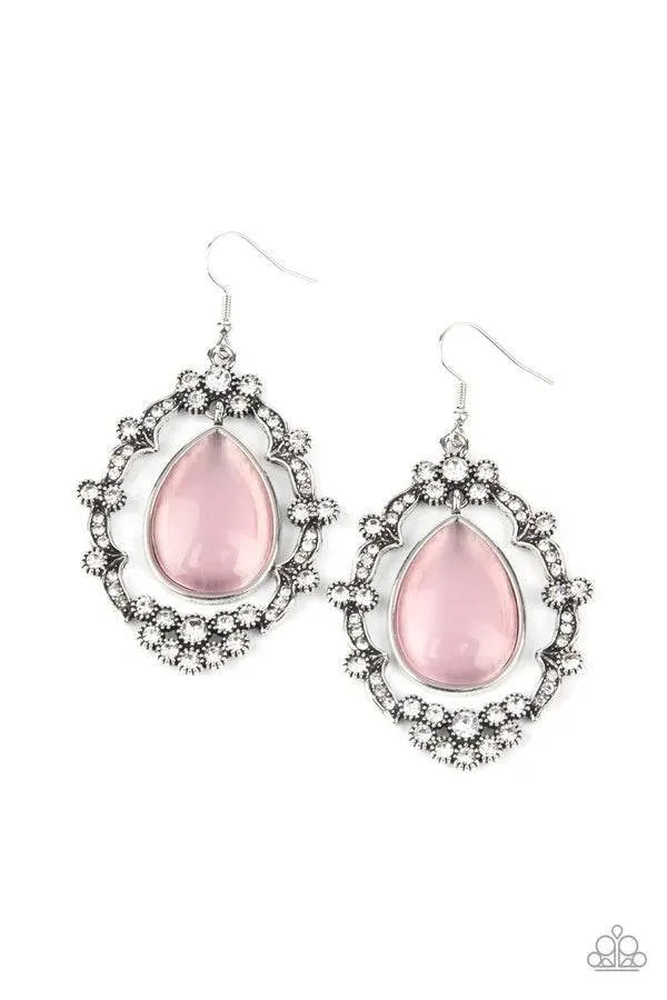 Icy Eden - Pink earrings